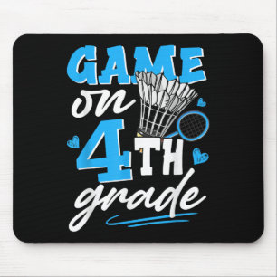 Badminton Game On 4th Grade Boys Girls Back To Sch Mouse Pad