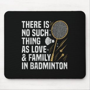 Badminton Game Such Thing Shuttle Badminton Player Mouse Pad