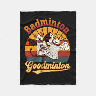 Badminton Goodminton Funny Sports Humour  Fleece Blanket