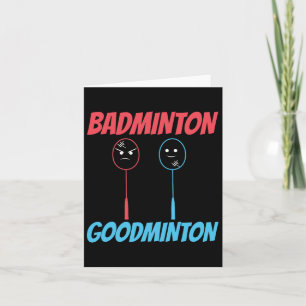 Badminton Goodminton Racket Meme Card