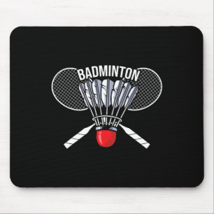 Badminton Graphic Badminton Player Shuttle Sports  Mouse Pad