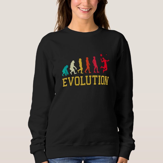 Badminton Graphic Badminton Player Shuttlecock Spo Sweatshirt (Front)