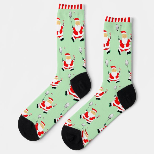 Badminton Holiday Gift Socks (Left)