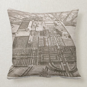 Badminton House in the County of Gloucester, engra Cushion