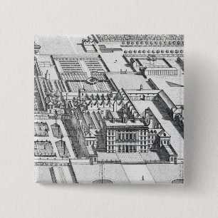 Badminton House on the County of Gloucester 15 Cm Square Badge
