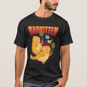 Badminton I Badkitten Cat I Badminton Racket Shutt T-Shirt