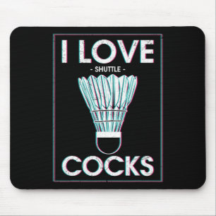 Badminton I Love S Badminton Badminton Player  Mouse Pad