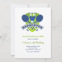 Badminton Invitation