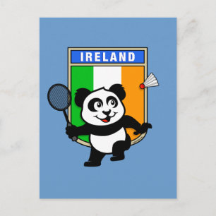 Badminton Ireland Panda Postcard