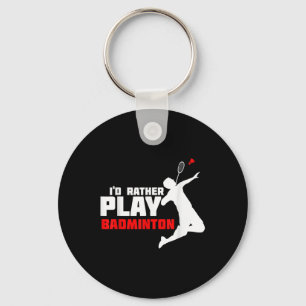 Badminton  key ring