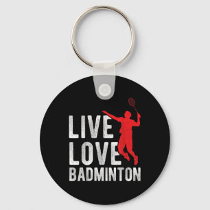 Badminton key ring