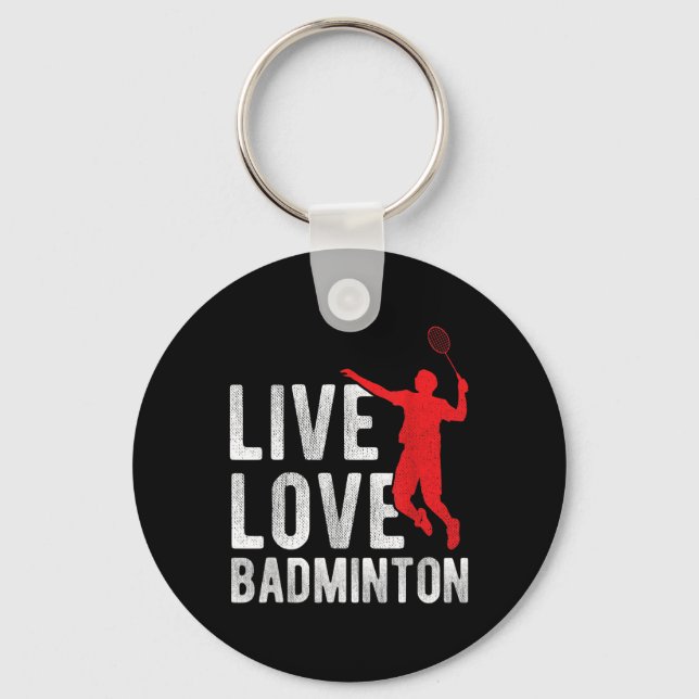 Badminton  key ring (Front)