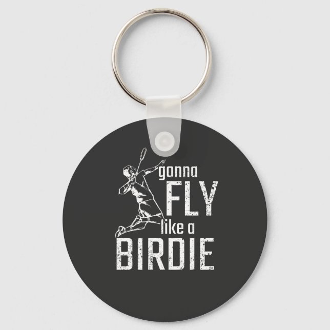 Badminton Key Ring (Front)