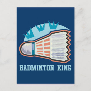 Badminton King Postcard