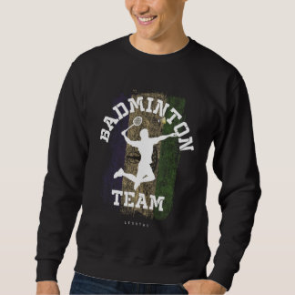 Badminton Lesotho Net Games Player Badminton Sweatshirt