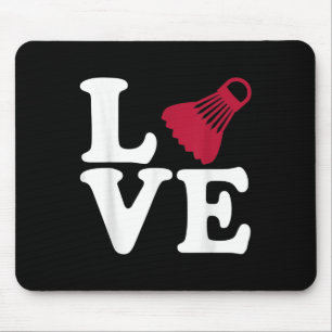 Badminton Love Mouse Pad
