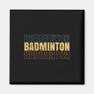 Badminton Love Team Player Coach Magnet