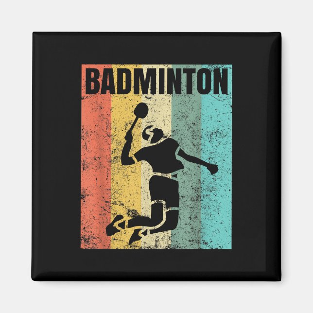 Badminton Love Team Player Coach  Magnet (Front)