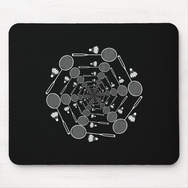 Badminton Love Team Player Coach  Mouse Pad (Front)