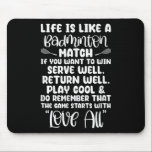 Badminton Match Sport Player Racket Shuttle Games  Mouse Pad<br><div class="desc">Badminton Match Sport Player Racket Shuttle Games</div>