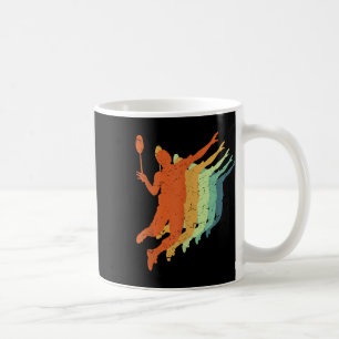 Badminton, Men Women Kids, Retro, Vintage, Badmint Coffee Mug