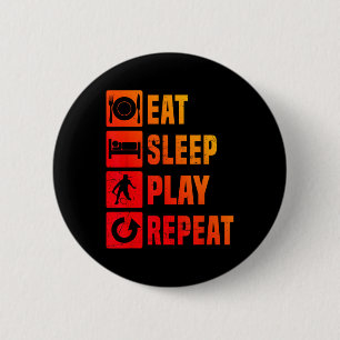 Badminton Mens Badminton Player Squash Shuttle 6 Cm Round Badge