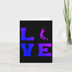 Badminton Mens Womens Badminton Player Shuttle Card