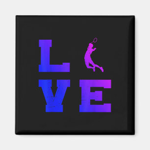 Badminton Mens Womens Badminton Player Shuttle  Magnet