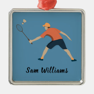 Badminton Metal Tree Decoration