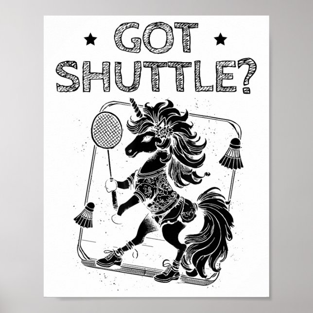 Badminton Mode On Shuttle Racket  Poster (Front)