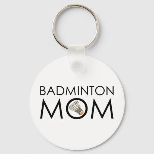 Badminton Mom Key Ring