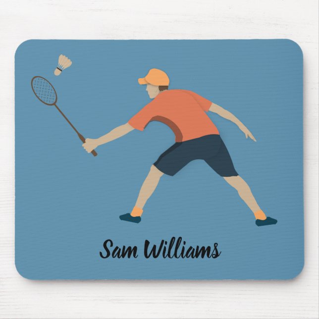 Badminton Mouse Pad (Front)