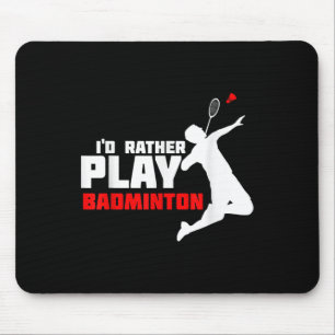 Badminton mouse pad