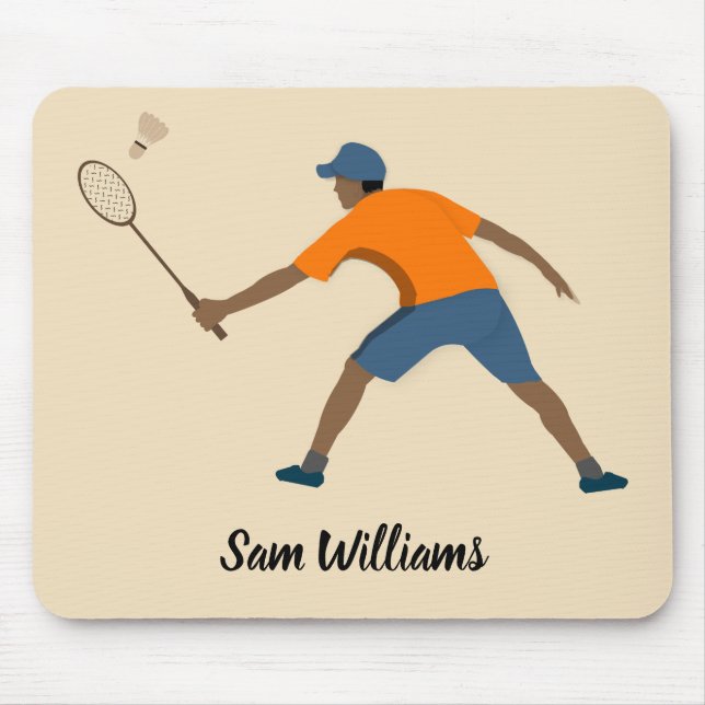 Badminton Mouse Pad (Front)