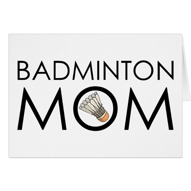 Badminton Mum (Front Horizontal)