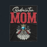 Badminton Mum Shuttle Racket  Fleece Blanket<br><div class="desc">Badminton Mum Shuttle Racket</div>