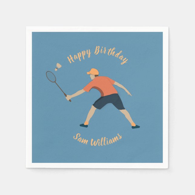 Badminton Napkin (Front)