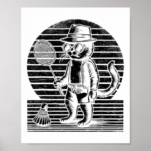 Badminton Ninja Shuttle  Poster (Front)