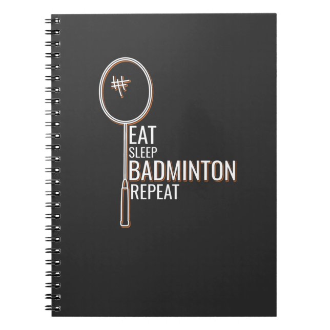 Badminton Notebook (Front)