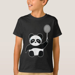 Badminton Panda Getting Sweaty T-Shirt