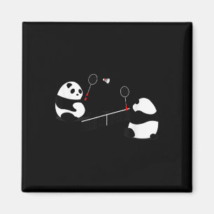 Badminton Panda Volley Magnet