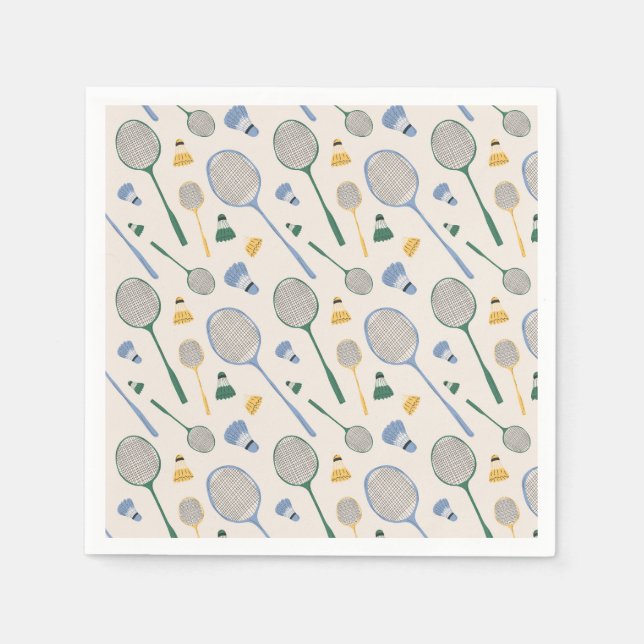 Badminton Paper Napkin (Front)