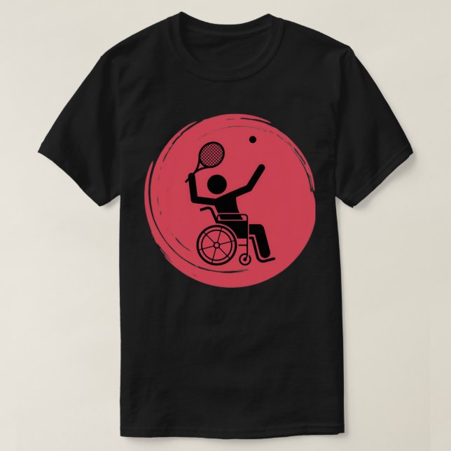 Badminton Paralympic Games T T 1 T-Shirt (Design Front)