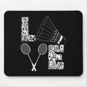 Badminton Player Badminton Lover Shuttle Mouse Pad