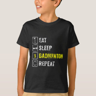 Badminton Player Badminton Racket Shuttle Birdie S T-Shirt
