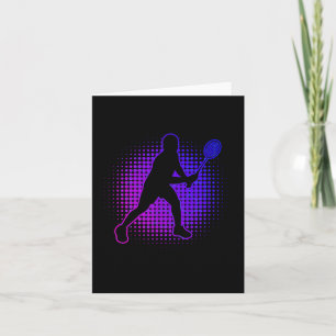 Badminton Player Badminton Womens Squash Shuttle  Card