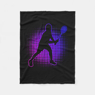 Badminton Player Badminton Womens Squash Shuttle Fleece Blanket