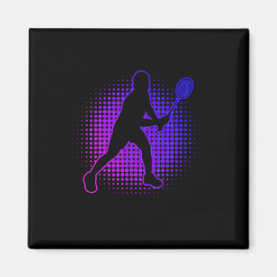 Badminton Player Badminton Womens Squash Shuttle Magnet