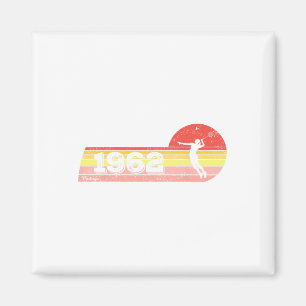 Badminton-player Born 1962 Birthday Vintage Women Magnet