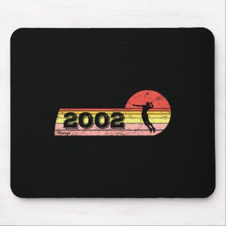 Badminton-player Born 2002 Birthday Vintage Women  Mouse Pad